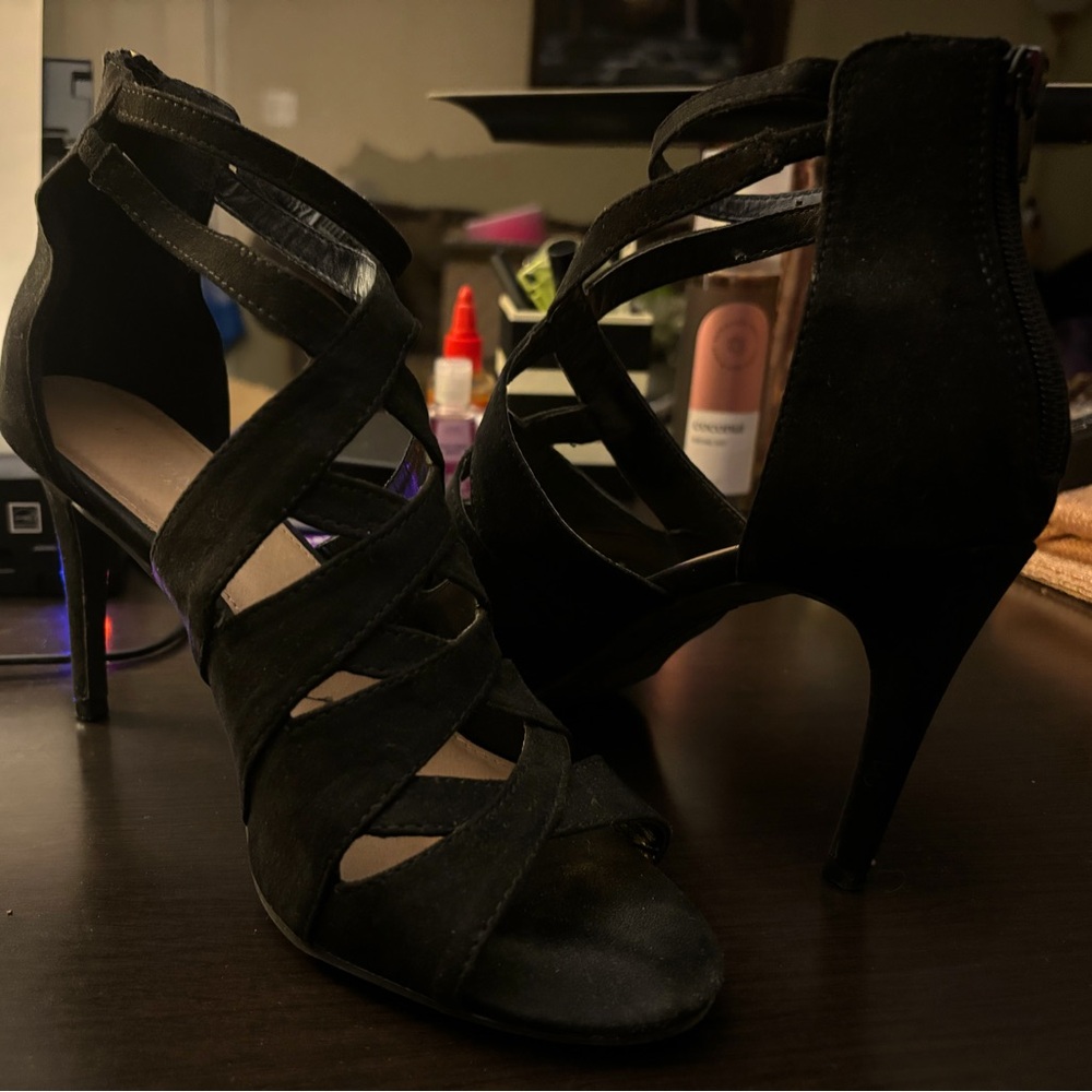 Christian Siriano Heels- Black